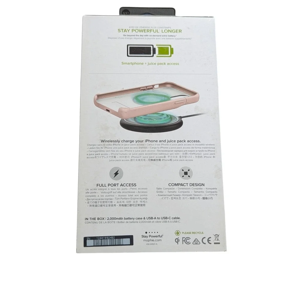 R8.N NEW Mophie Juice Pack Access Battery Case for iPhone 11 Pro 5.8